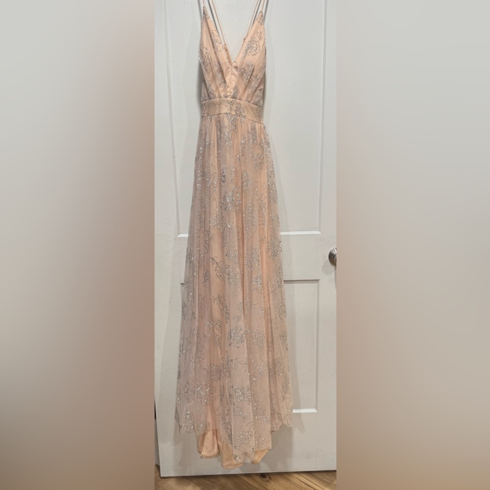 Windsor Peach Floral Maxi Dress